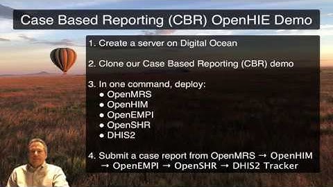 Case Based Reporting OpenHIE Demo