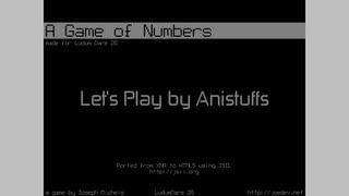 Let's Play A Game of Numbers - Made for Ludum Dare 26 screenshot 1