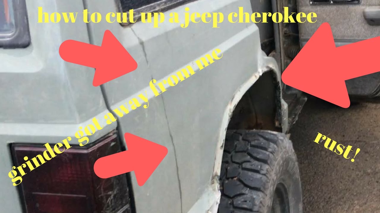 Cut and fold rear jeep Cherokee