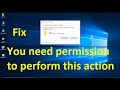 How to use permission gain and remove//fix this problem //hide and unhide folder #education