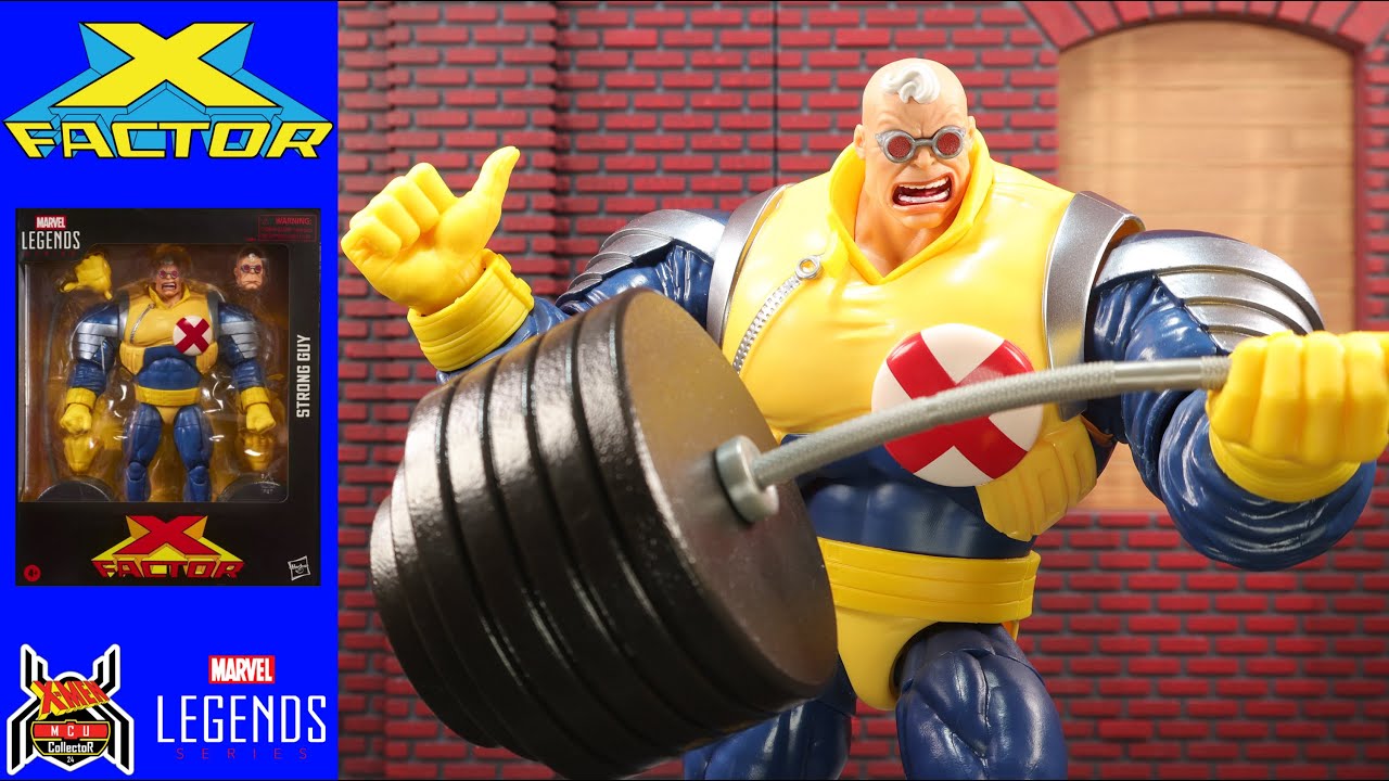 Marvel Legends STRONG GUY X-Factor X-Men Deluxe Figure Review & BAF Comparison