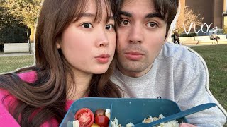 (ENG-SUB) 미국 백수 일상 vlog 🌴ㅣ연하 미국 남친 밥해주기 밥해먹기ㅣ[American-Korean Couple]
