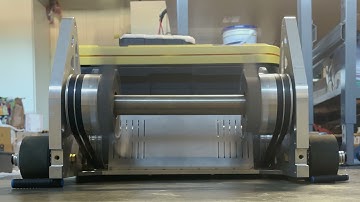 Riptide Battlebot Weapon Spin Up Test   FOC Fine Tune 1 (4 secs)