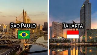 JAKARTA 🇮🇩 VS SAO PAULO 🇧🇷 AMERICAN AND ASIAN