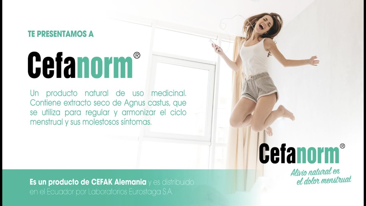 CEFANORM | REGULA Y ARMONIZA EL CICLO MENSTRUAL NATURALMENTE - YouTube