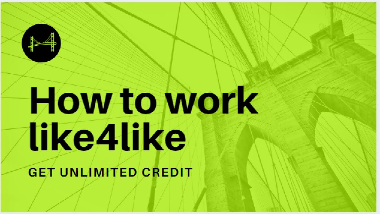 how to work like4like YouTube