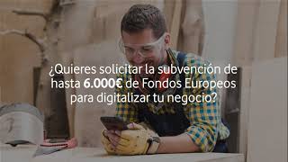 Fondos Europeos: solicita tu subvención desde la App Mi Vodafone screenshot 5