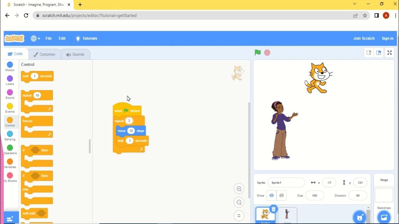 Scratch Programming for beginners Grade 7 ICT Chapter 5 - YouTube