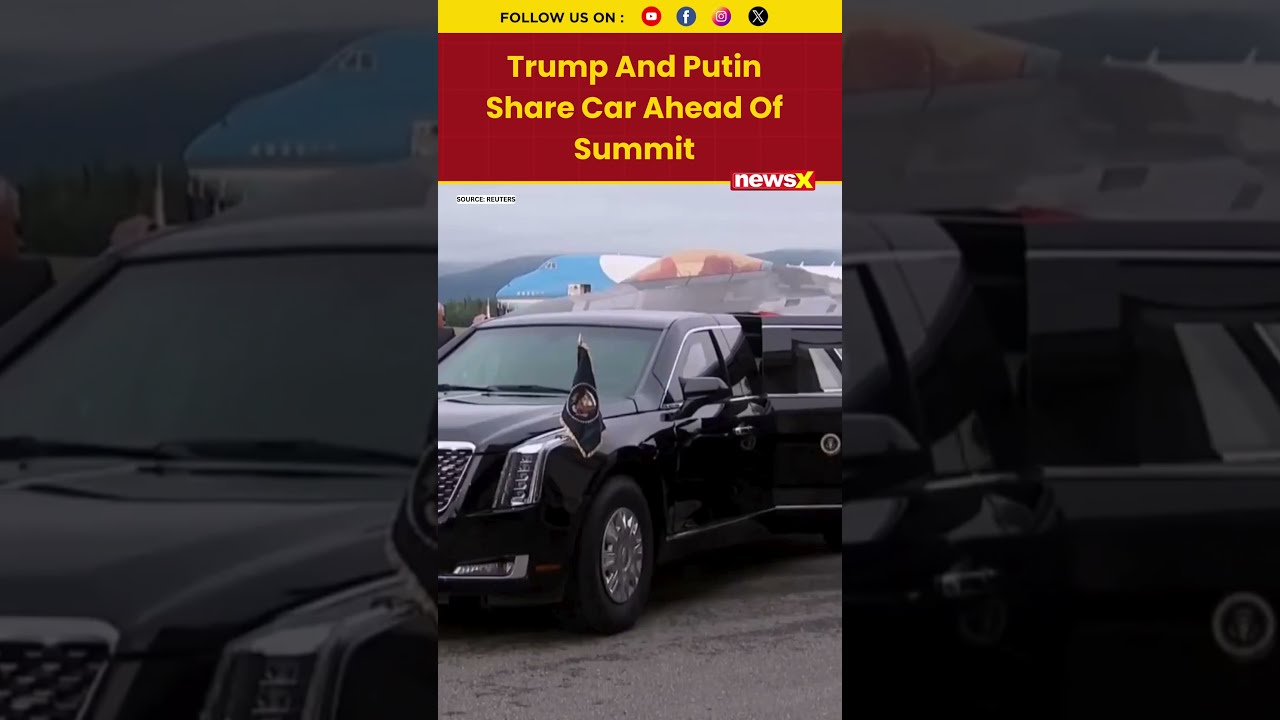 Trump And Putin Share Ride To Summit Venue In Alaska Ahead Of Crucial Ukraine Ceasefire Talks