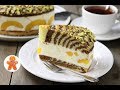 Торт Персиковая Зебра ✧ Peachy Zebra Cake (English Subtitles)