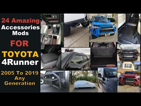 Toyota 4Runner 액세서리 MODS 후드 그릴 | 사이드 스텝 레일 | 라이너 | Amazon의 트레일러 히치 베스트 24
