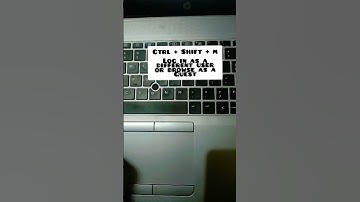 How to Login as a Guest in Chrome?#shortcutkeys