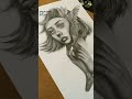 Pensil grafit persona di atas kertas  dari vincehelen inspirasi drawing kreatif