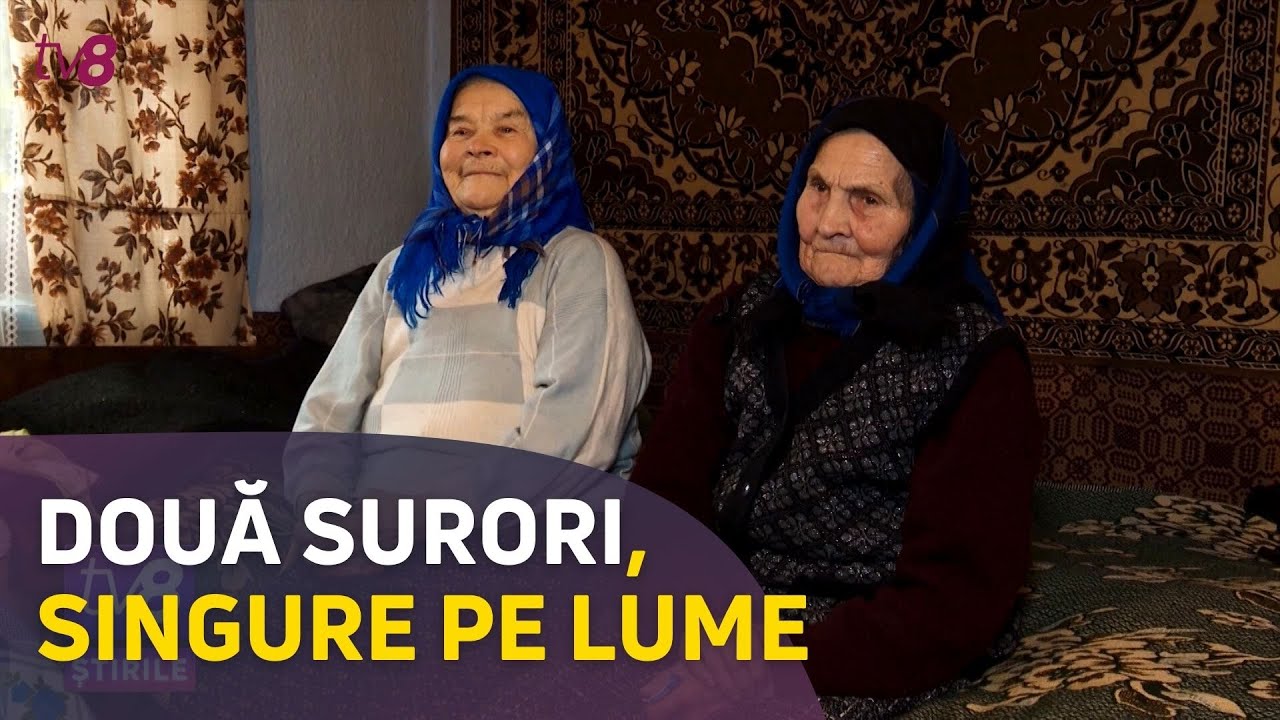 Bătrânii noștri: Două surori de la Drochia, singure pe lume. Își trăiesc resemnate apusul vieții
