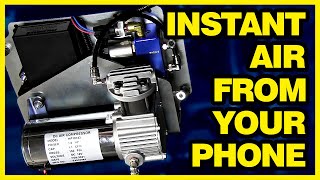 Install Pacbrake Wireless Air Spring Controller For Fast Towing Air Pressure #trucks #diesel #fyp