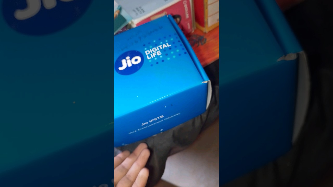 Jio Setup Box Unboxing 