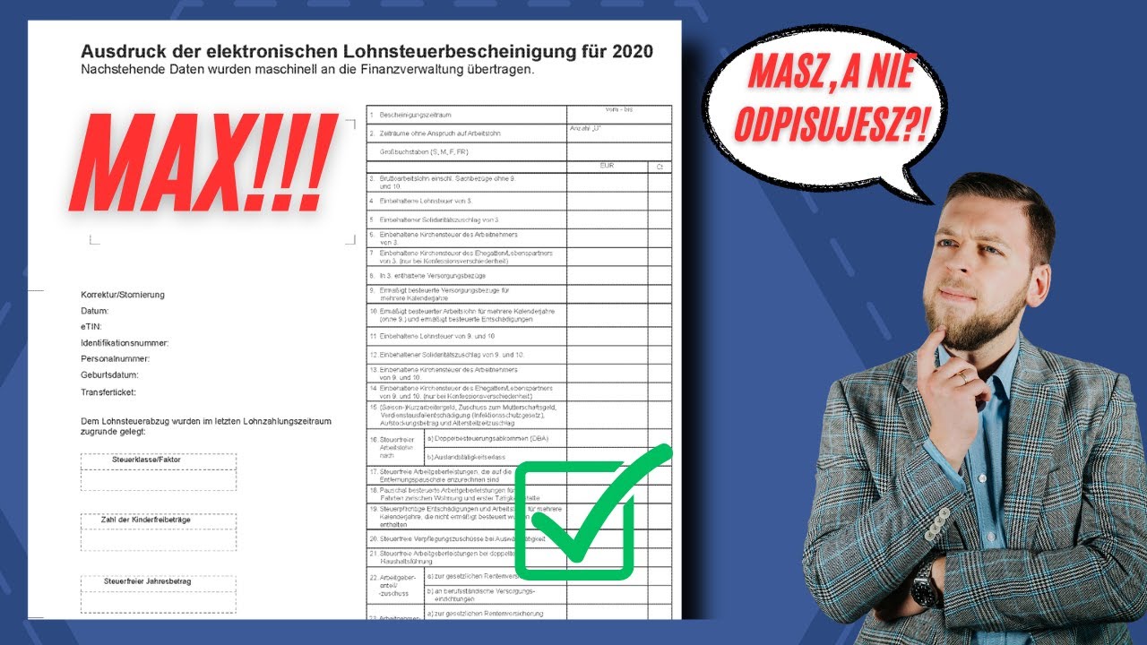 Max zwrot podatku w Niemczech - sprawdź te  odpisy!