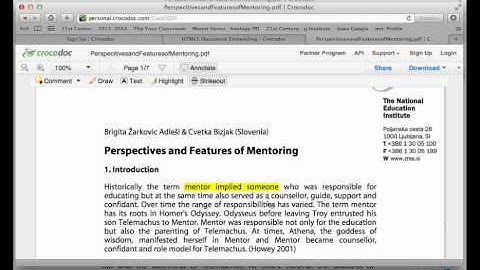 Crocodoc Personal - A Collaborative Markup Tool