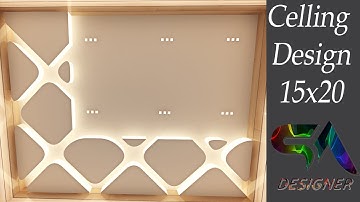 Ceiling Design Hindi 3DS max Tutotial  // P.O.P Design // 3Ds max tutorial