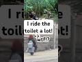 When you gotta go, you can go! Asked me if I ever seen him ride the toilet 💀 #electricunicycle
