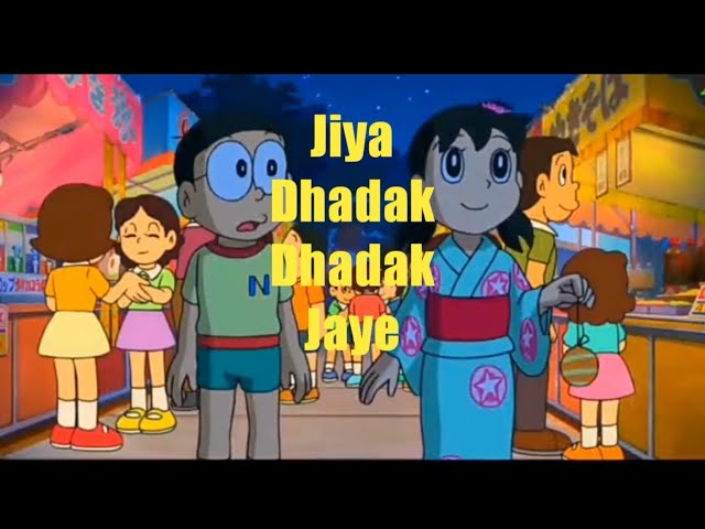 Nobita Shizuka/ Jiya Dhadak Dhadak Jaye by  Karan Nawani/ Kalyug/cover full song/cartoon animated 😍😘