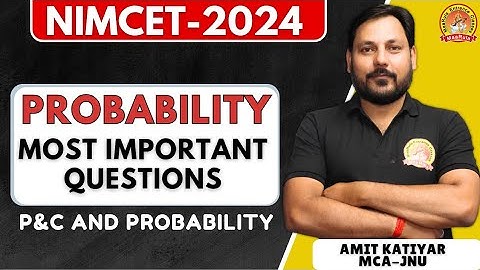 Most Important Questions Of P&C And Probability