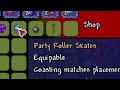 Party Roller Skates can be bought from Skeleton Merchant but ONLY during these 2 Moon Phases or else
