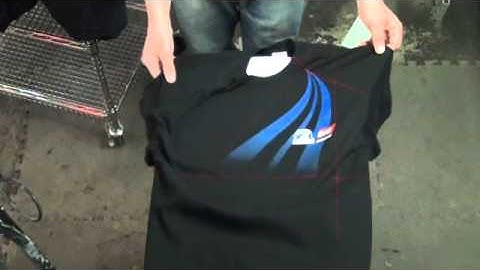 Upper collar screen print