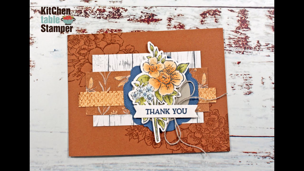 How to use the BIG TUTORIAL BUNDLE Blessings of Home Thank You Card ...