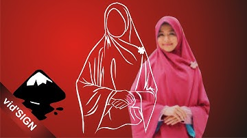 How to Easily Hijab Vector Art using InkSCAPE [STEP-1 Line Art]