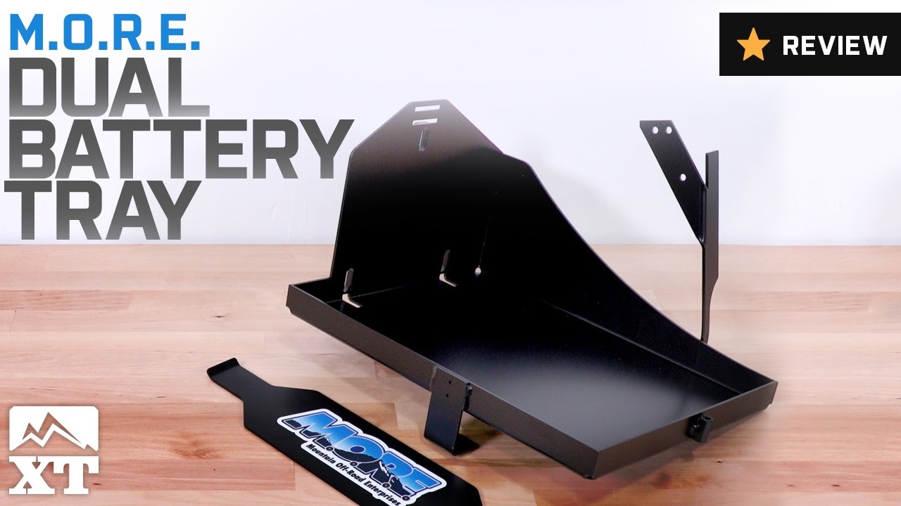 Jeep Wrangler M.O.R.E. Dual Battery Tray (20122017 JK) Review YouTube