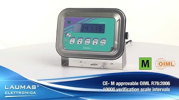 WINOXL - stainless steel weight indicator with LCD display IP68 (IP69K)  - LAUMAS