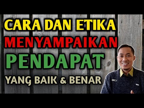 Video: Bagaimana cara mengucapkan saran dan nasihat?