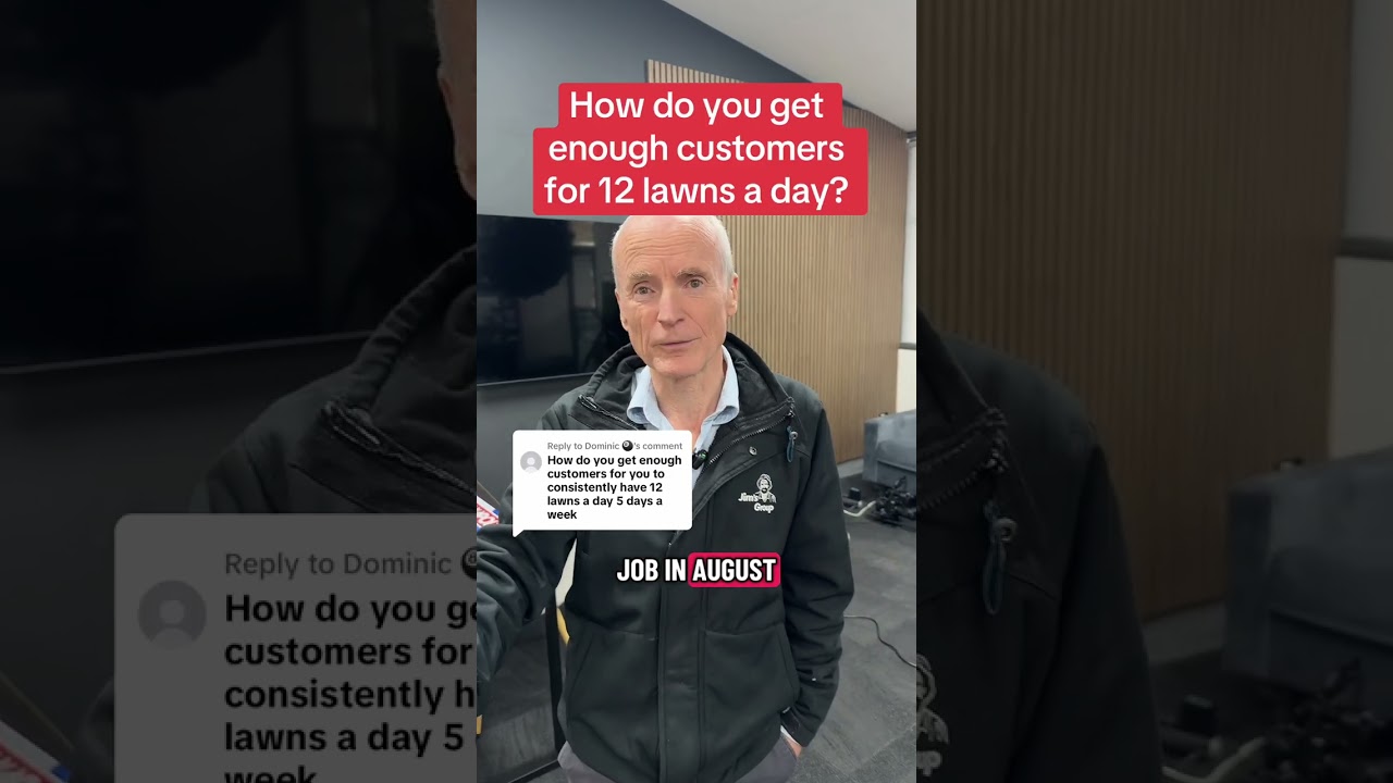 🎱 How do you get more customers? #jimsmowing #jimsgroup #franchise #franchising #smallbusiness