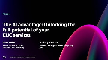 AWS re:Invent 2024 - The AI advantage: Unlocking the full potential of your EUC services (PEX208)