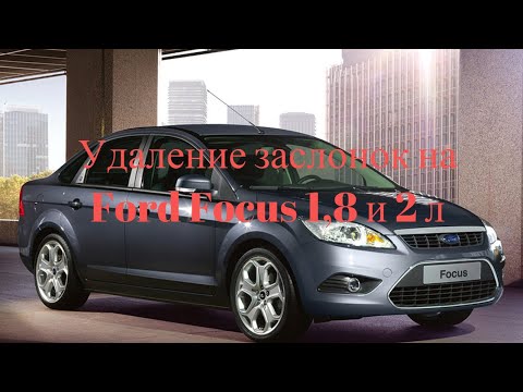 Удаление заслонок на Ford Focus 1,8 и 2 л