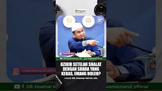 Download Lagu DZIKIR SETELAH SHOLAT DENGAN SUARA YANG KERAS 🎙Ustadz DR. Muamar Ma'ruf, Lc., MA MP3