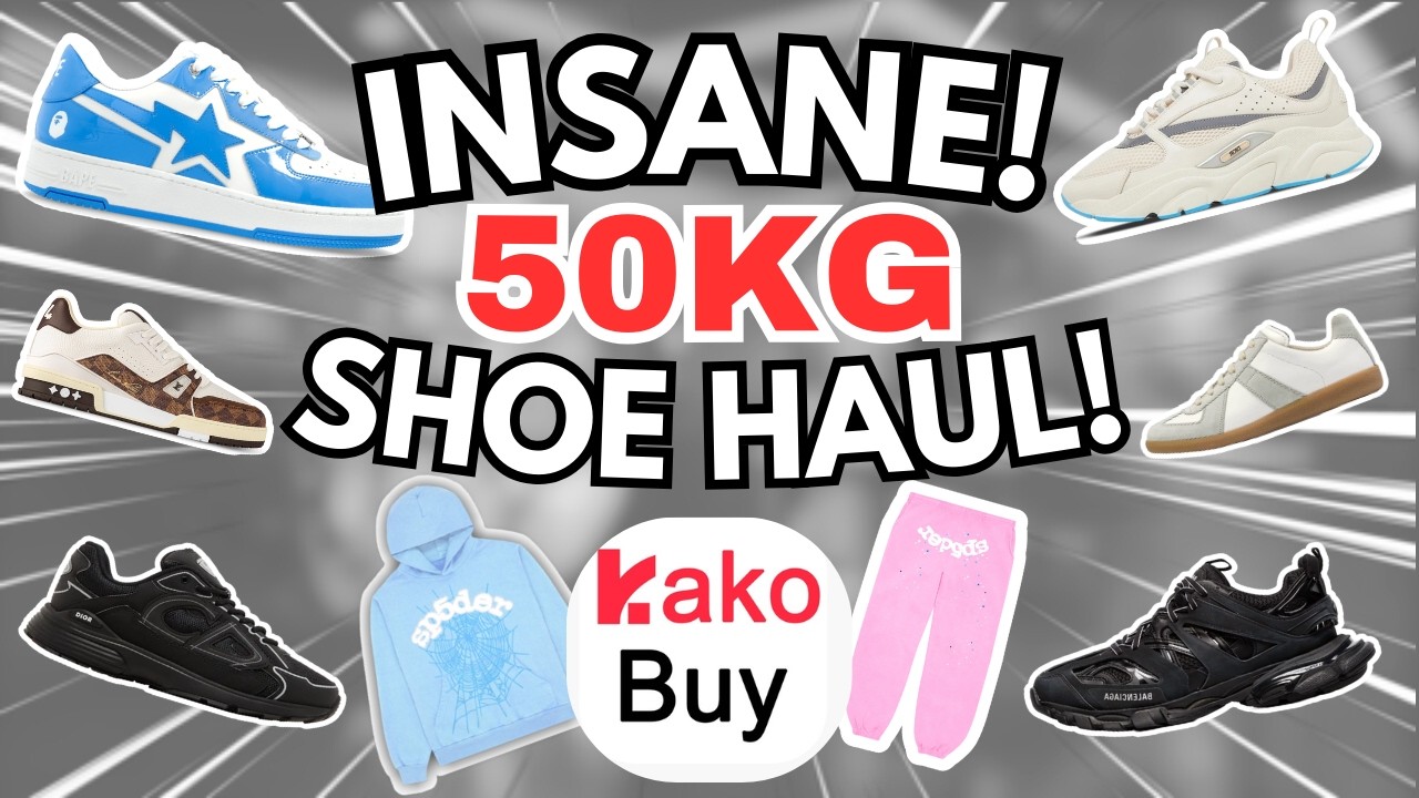 $800 KAKOBUY SHOE HAUL!🔥😳 (WITH LINKS!!!)