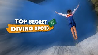 Secret Cliff Diving spots in Saudi Arabia 🤫