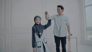 READY STOCK! Baju Couple Sarimbit Nibras Terbaru Alesha Blue Lebaran 2023