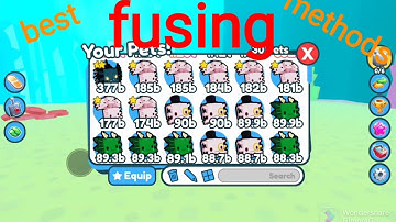 best fusing method for axolotl World | Pet Simulator X | Part 1