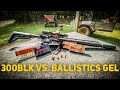 300BLK Vs. Ballistics Gel - SUPER HIGH SPEED CAMERA!