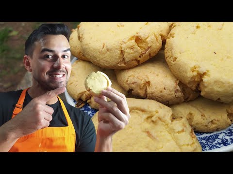 FICA PRONTO EM MINUTOS ESSES BISCOITOS DE FUBÁ COM COCO DELICIOSOS - AGORA EU SÓ FAÇO ASSIM!