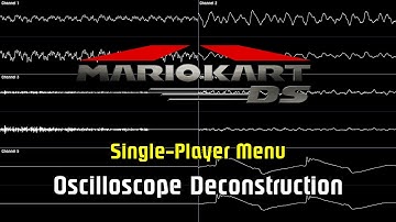 Mario Kart DS - Single-Player Menu [Oscilloscope Deconstruction]