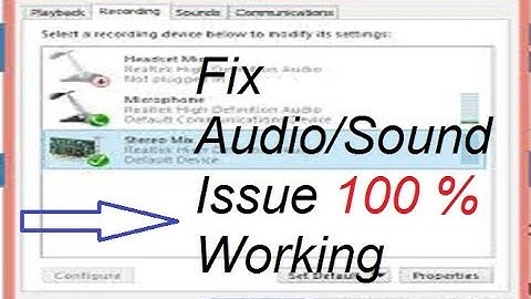 Speaker/Audio Not Working [Solution] In HINDI || Fix Audio/Sound Issue in Laptop/PC easily