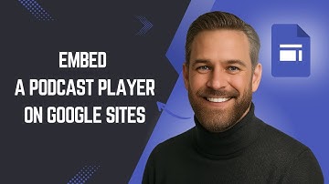How to Embed a Podcast Player on Google Sites Fast and Easy!– Google Sites Tutorial for Beginners