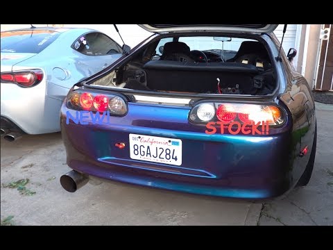 How to Install 97-98 Tail Lights on Toyota Supra *New Car*