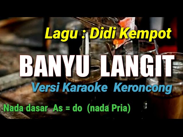 BANYU LANGIT || Didi Kempot VERSI KERONCONG (KARAOKE) class=