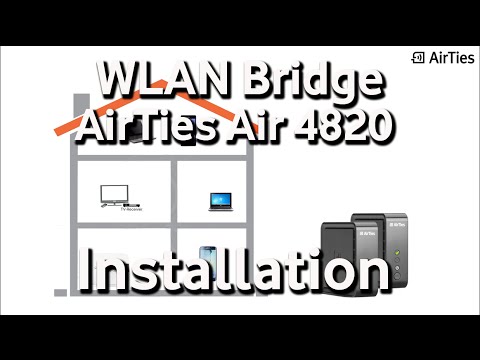 WLAN-Bridge - AirTies Air 4820 - Installation  | #dslhilfe