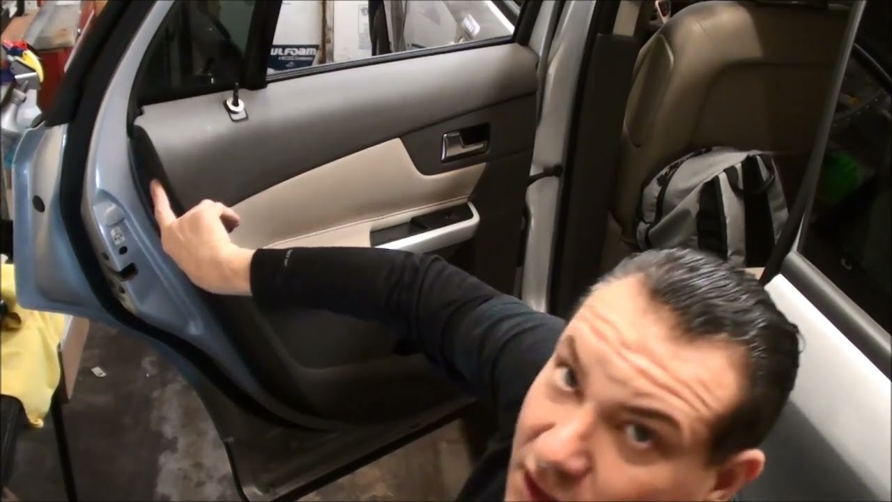 How to remove the front and rear door panels on a 2015 Ford Edge - YouTube